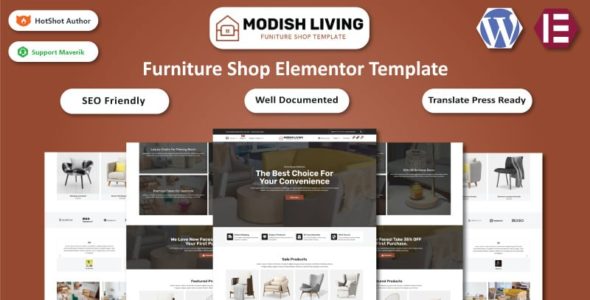 Modish Living (TemplateMonster)