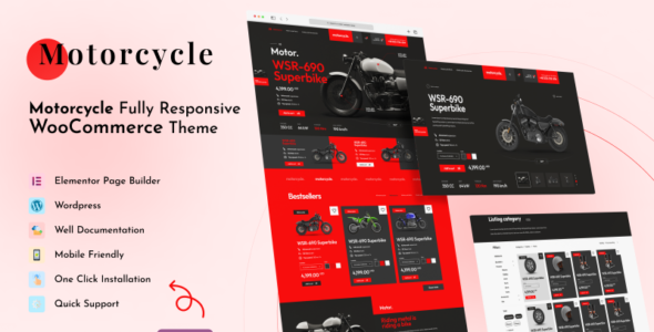 Motorcycle (TemplateMonster)