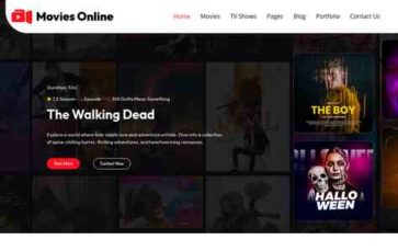 Movies Online (screenshot desktop)