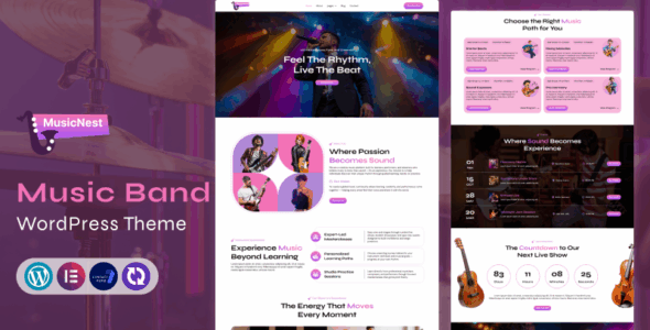 MusicNest (TemplateMonster)