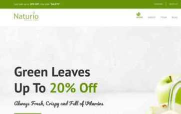 Naturio (screenshot desktop)