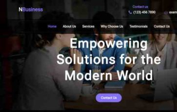 Nbusiness (screenshot desktop)