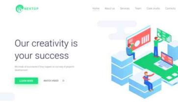 Nektop (screenshot desktop)