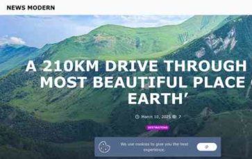 News Modern (screenshot desktop)