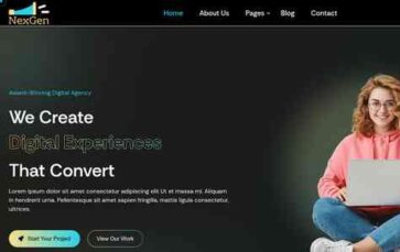 NexGen (WizzyTheme) - (screenshot desktop)