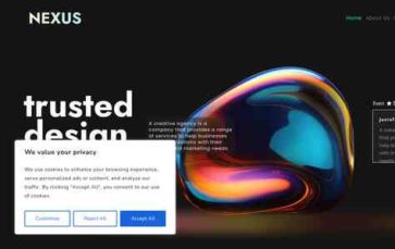 Nexus (UI Paradox) (screenshot desktop)