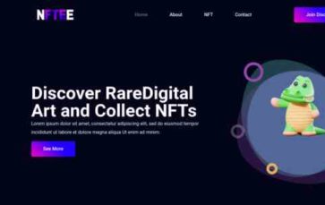 NFTEE (screenshot desktop)
