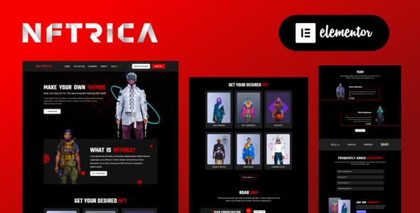 Nftrica (TemplateMonster)