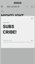 Nosus (screenshot mobile)