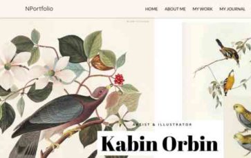 NPortfolio (screenshot desktop)