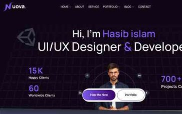 Nuova (screenshot desktop)