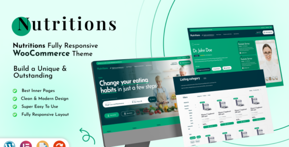 Nutritions (TemplateMonster)