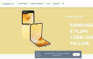 Online Store (3WART.GE) (screenshot desktop)