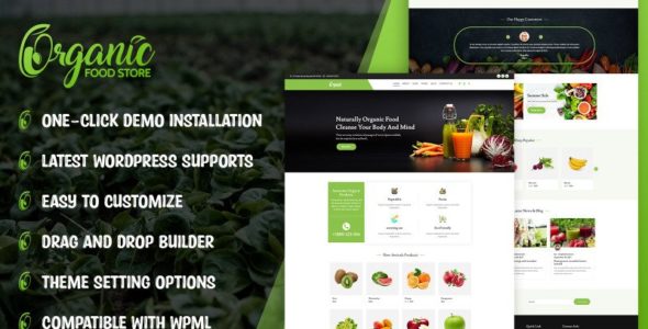Organic Food (TemplateMonster)