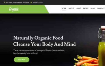 Organic Food (Kamlesh Yadav) (screenshot desktop)