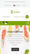 Organic Fruit (screenshot mobile)