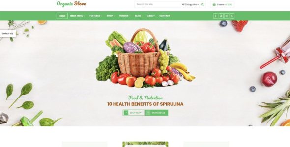 Organic Store (TemplateMonster)