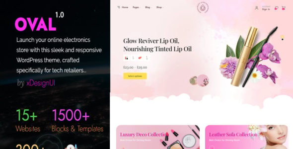 Oval (TemplateMonster)