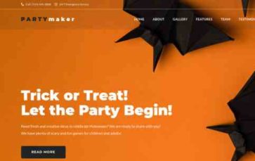 PartyMaker (Zemez) (screenshot desktop)