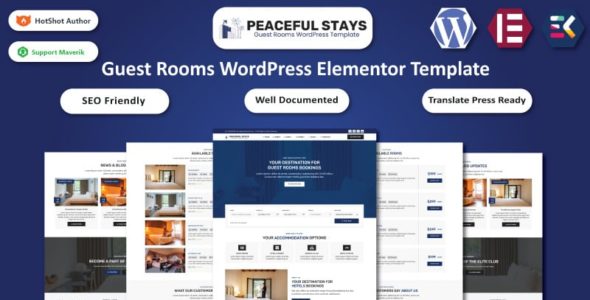 Peaceful Stays (TemplateMonster)