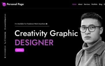 Personal Page (screenshot desktop)