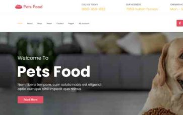 Pets Food (screenshot desktop)