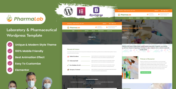 Pharmalab (TemplateMonster)