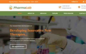 Pharmalab (screenshot desktop)