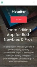 Pictalter (screenshot mobile)