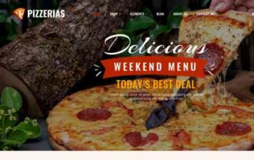 Pizzerias (screenshot desktop)