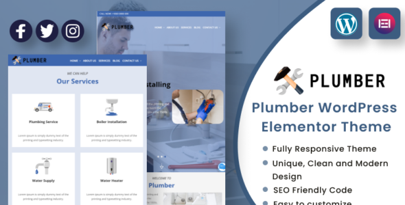 Plumber (TemplateMonster)
