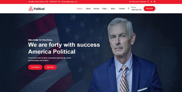 Politicel (TemplateMonster)