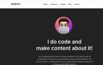 Porth (screenshot desktop)