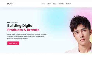 Porti (screenshot desktop)