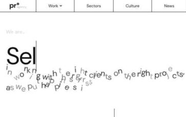 PRagency (screenshot desktop)