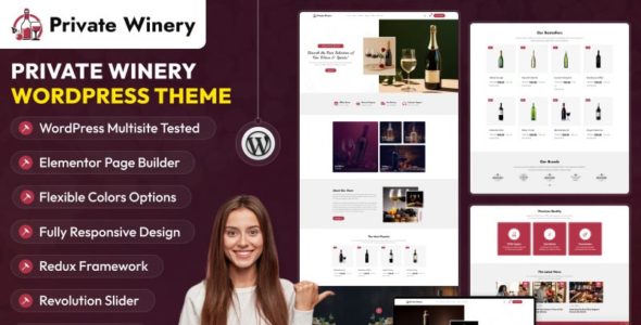 Private Winery (TemplateMonster)