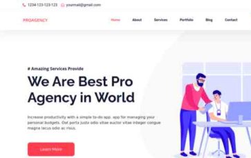 ProAgency (screenshot desktop)