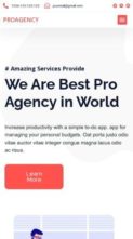 ProAgency (screenshot mobile)