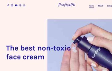 ProHealth (Zemez) (screenshot desktop)