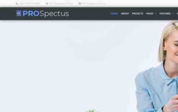 Prospectus (screenshot desktop)