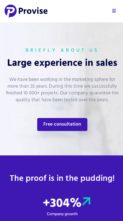 Provise (screenshot mobile)