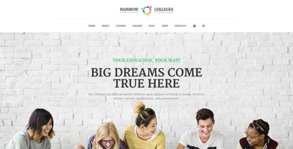 Rainbow Colleges (TemplateMonster)