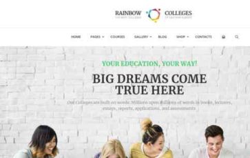 Rainbow Colleges (screenshot desktop)