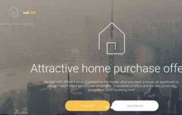 RealEstate (Zemez) (screenshot desktop)