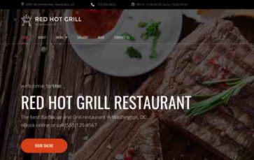 Redhotgrill (screenshot desktop)