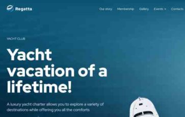 Regatta (screenshot desktop)