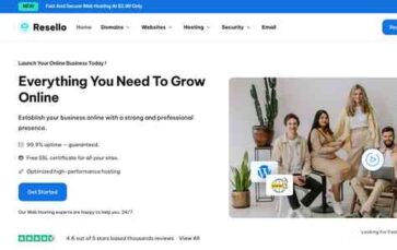 Resello (screenshot desktop)