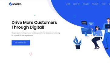 Saasko (screenshot desktop)