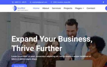 Sagency (screenshot desktop)