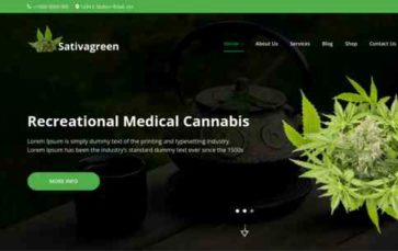 Sativagreen (screenshot desktop)